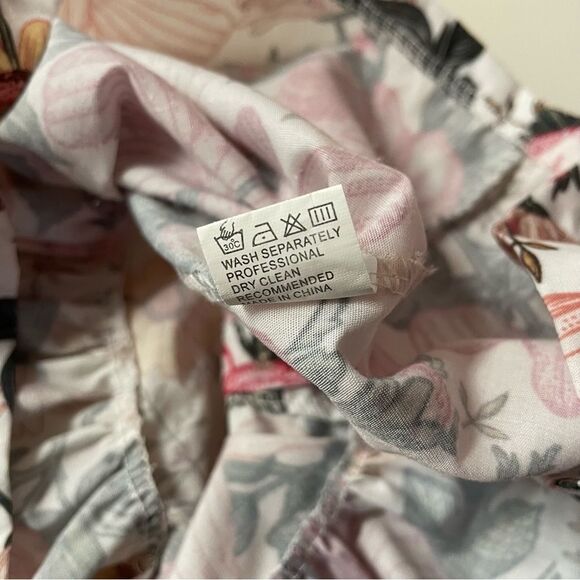 Baby Girls’ White Floral Button Down Sun Dress EUC 9-12 Months - Picture 5 of 9